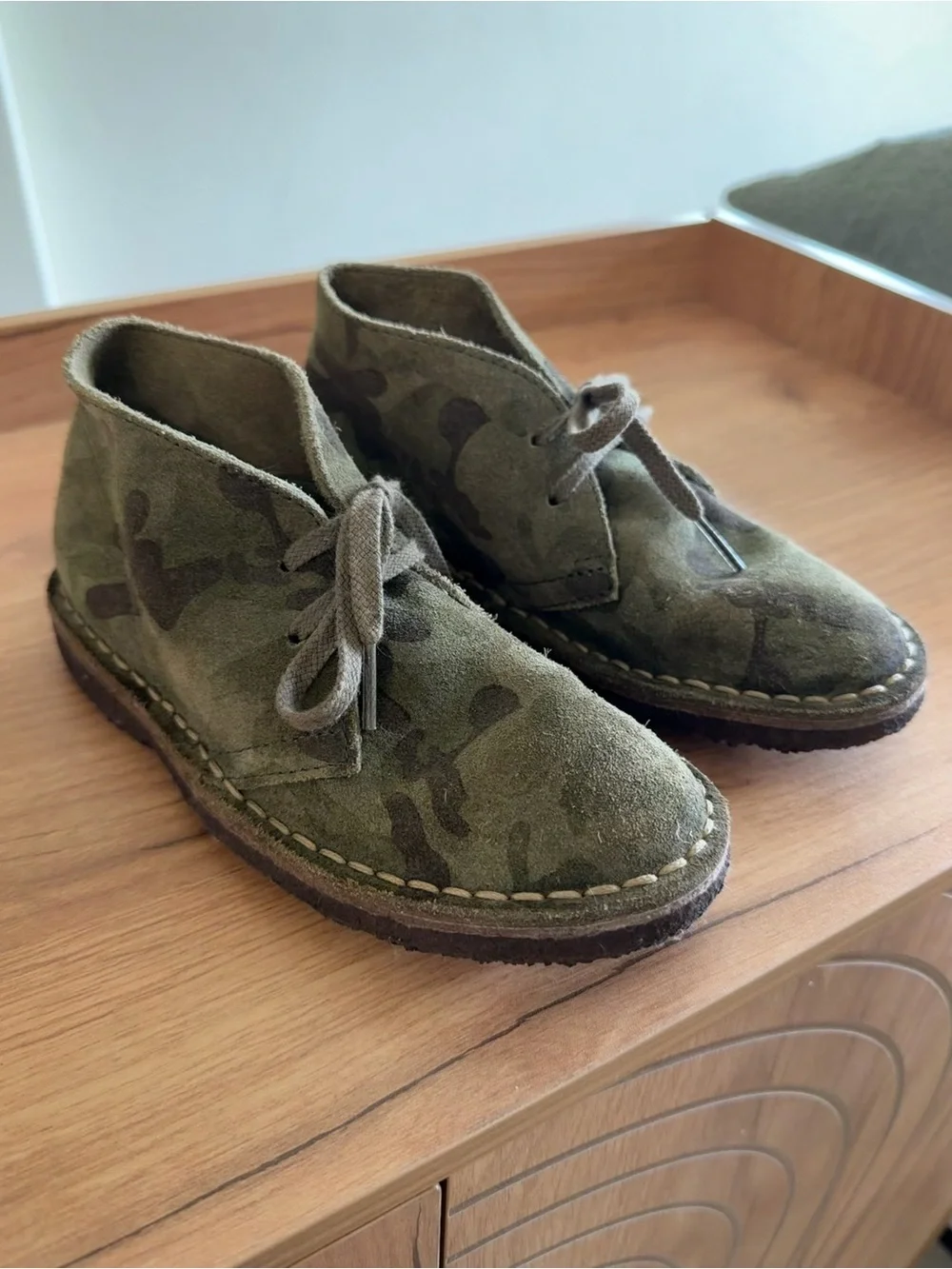 Boys sz 13 crewcuts suede made in Italy McAllister boots